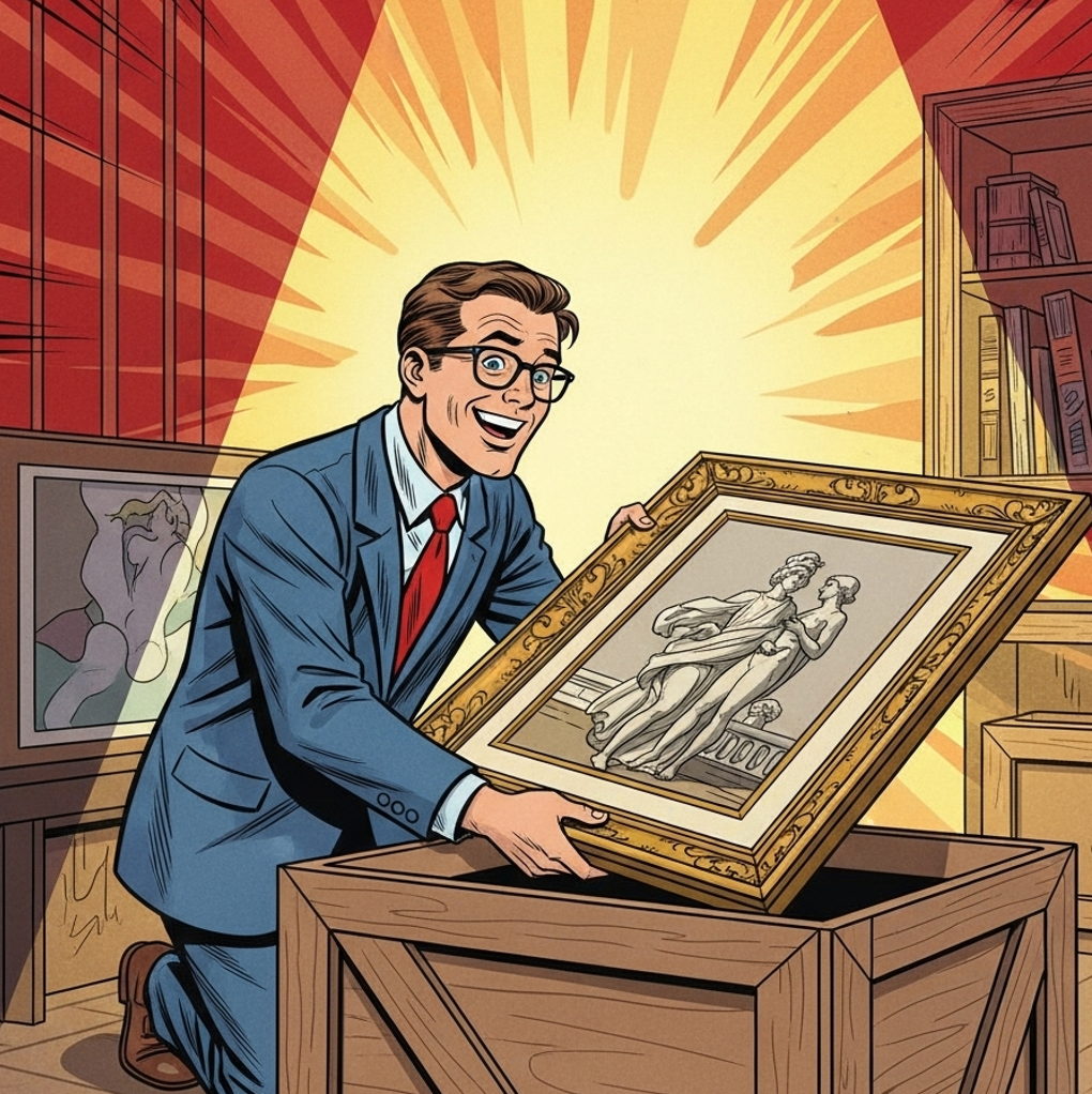 In-Person Art Inspection, Collection & Shipping Service